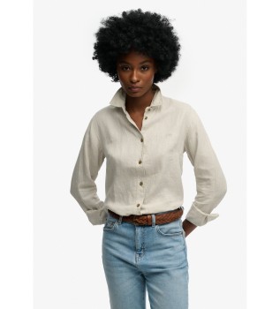 Premium Slim Hemd beige