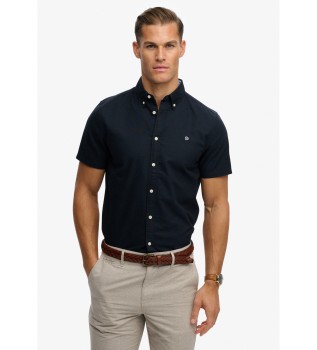 Preppy Oxford-skjorte i marineblå