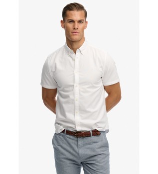 Preppy Oxford-skjorte hvid