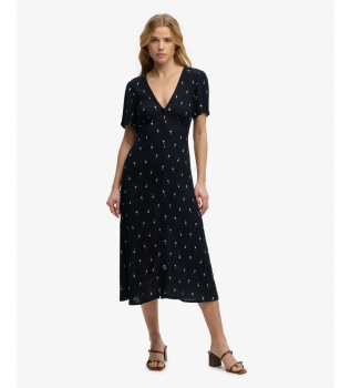 Vestido Print marino