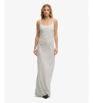 Robe longue Cami imprimée blanc