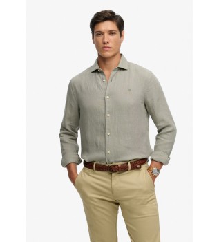 Riviera Leinenhemd gr�n