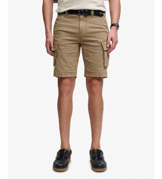 Utility shorts brown