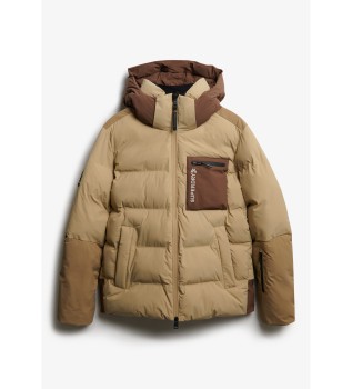 Narciarska kurtka sportowa beżowa