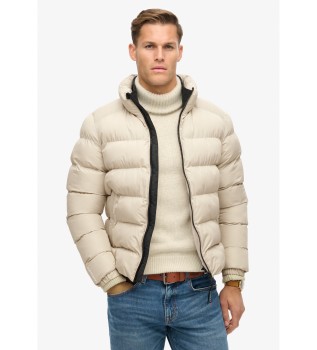 Veste de sport matelasse beige