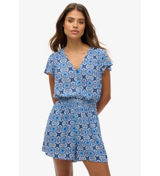 Tryckt overall bl�