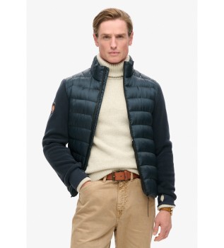 Casaco de bombardeiro hbrido Storm Fleece azul