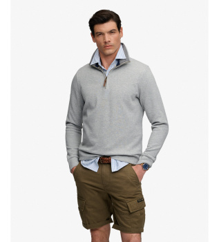 Essential Half Zip Sweatshirt grey