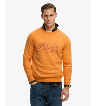 Sweatshirt Merchant Vintage Print orange