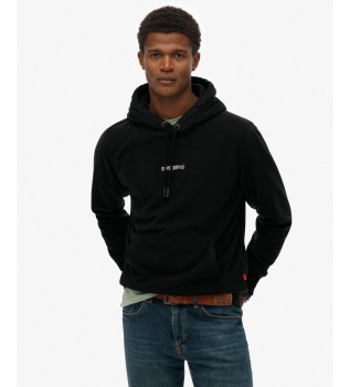 Micro Logo sweatshirt svart