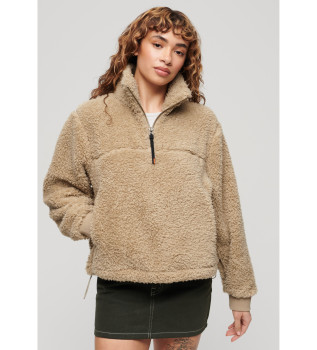 Sudadera supersuave  marrn