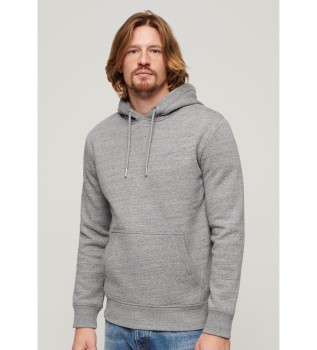 Hooded sweatshirt with logo Essential grey
