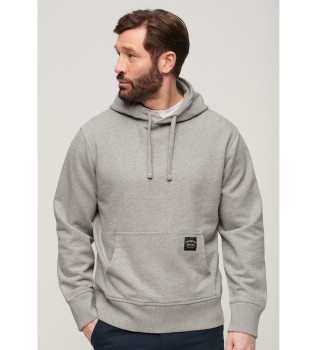 Sweatshirt avec surpiqres contrastes grises