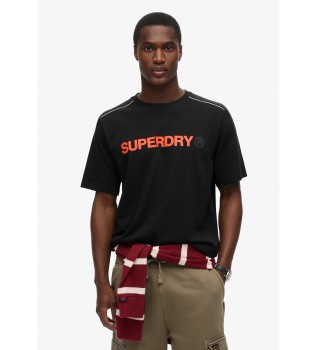 Relaxed T-shirt met zwart Tech logo