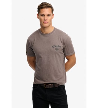 Camiseta Tokyo Narrative marrón