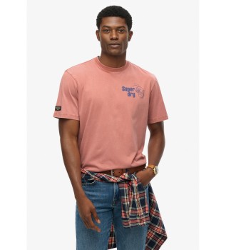 T-shirt outils de travail rose