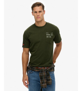 T-shirt Utility Loose vert