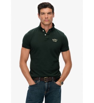 Polo sportiva vintage verde