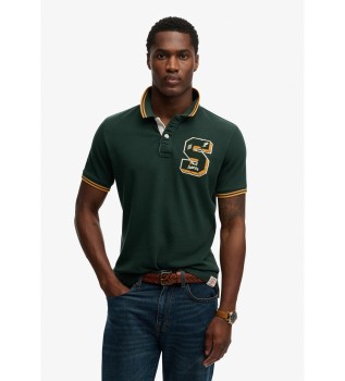Polo Vintage Athletic Patch green