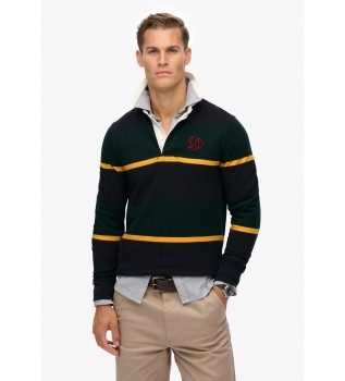 Vintage Rugby green polo shirt