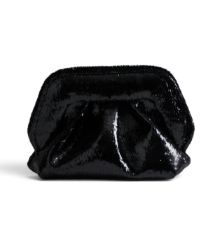 Bios Small Soft Lurex bag black