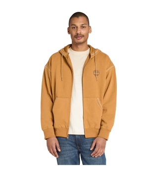 Gul sweatshirt med htte