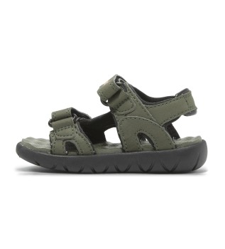 Sandalias de piel con tira en el tal�n Perkins Row verde