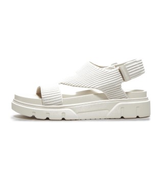 Greyfield White Back Strap Sandals
