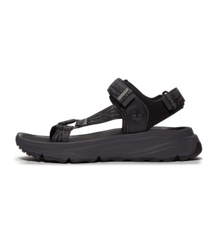 Sandals with back strap Motion Dune black