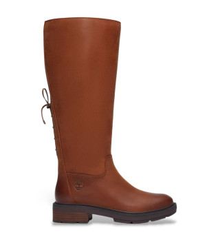 Brown Brimfield leather boots