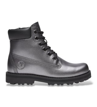 Szare skórzane buty Courma Kid