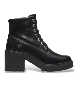 Botines de piel Stone Heights negro