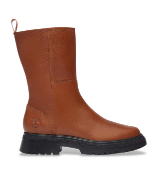 Cambria Valley tall boots in brown leather
