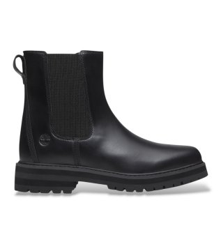 Chelsea-Stiefeletten aus Leder Britton Drive schwarz