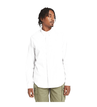Lngrmad poplinskjorta vit