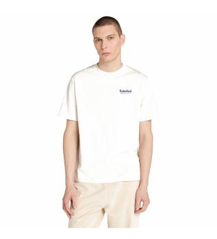 Rugged Active Gear T-shirt med rygggrafik vit