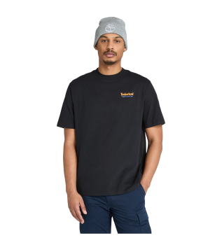 Rugged Active Gear T-shirt med rygggrafik svart