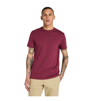 Dunstan River T-shirt bordowy