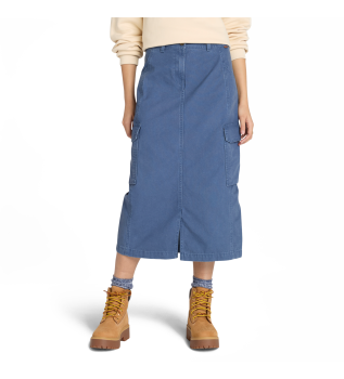 Cargo skirt blue