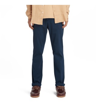 Marine stretch twill chino broek