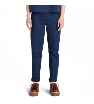 Klasyczne spodnie chino Claremont w kolorze niebieskim