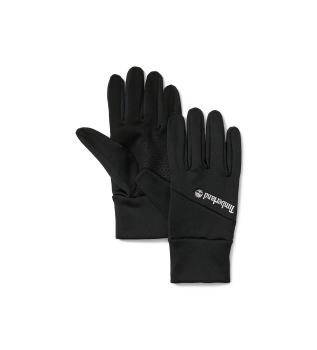 Colorblock geleidende handschoenen zwart