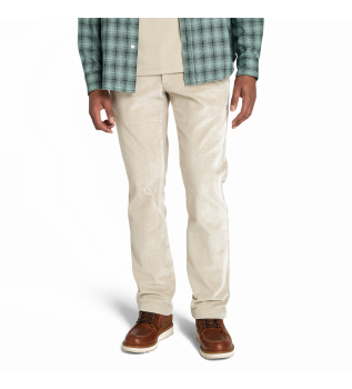 Corduroy beige trousers