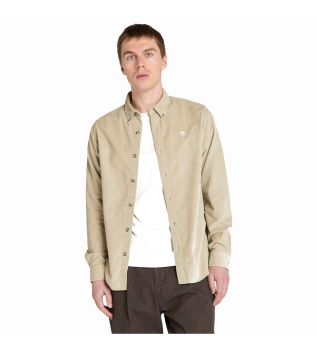 Beige corduroy shirt