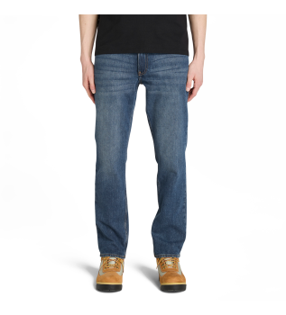 Jeans coupe droite Sandown bleu