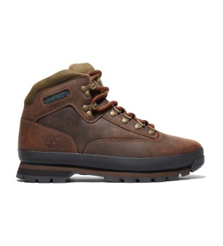 Botas de piel  de montaa con cordones Euro Hiker marrn