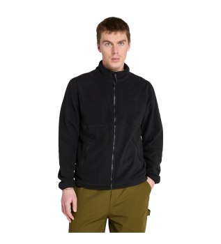 Fleece lining with black full zip fastening