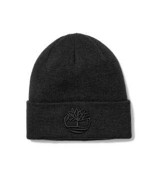 Cappello nero ricamato in 3D