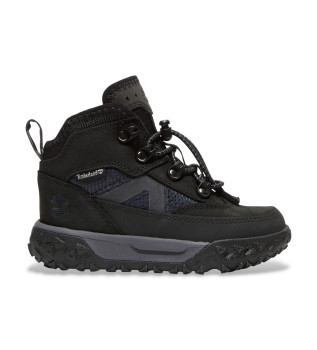 GreenStride Motion 6 Leren Enkellaarsjes zwart