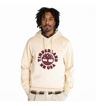 Sudadera Holiday blanco roto